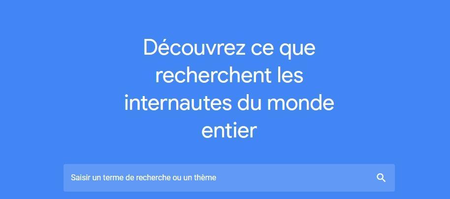 recherche de mots clés