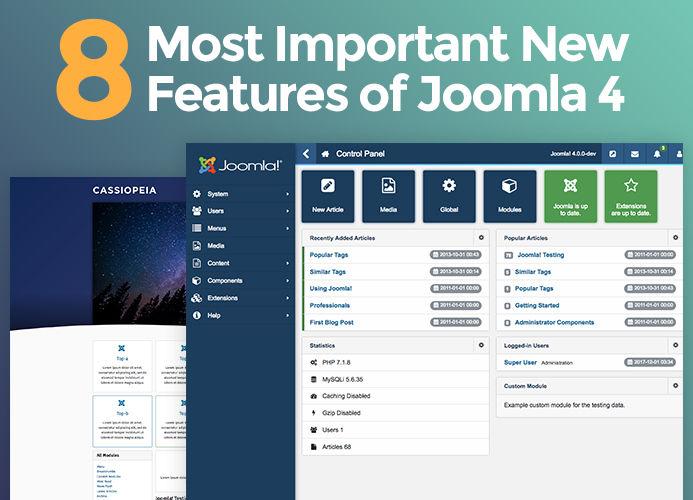 joomla 4 nouvelles fonctionnalités